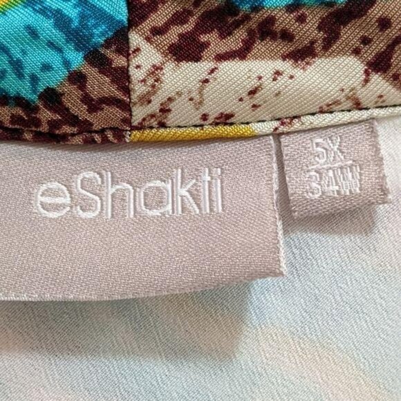 eShakti Scoop Neck Women's Size 5X Dress - Picture 4 of 9